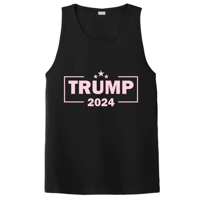 Trump 2024 Political Support Graphic Performance Tank