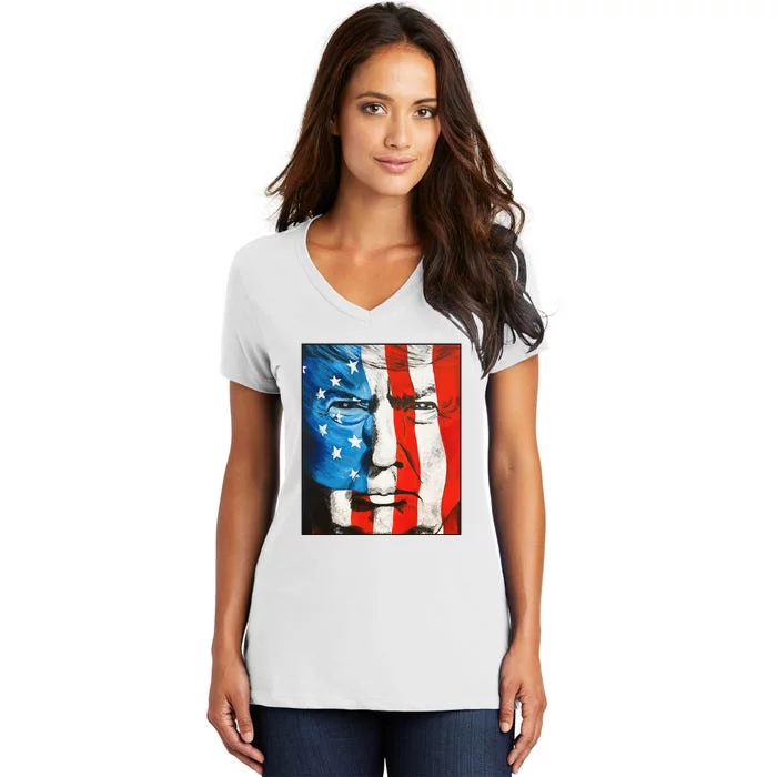 Donald Trump Make 4th of July Great Again Patriotic US Flag Shirt