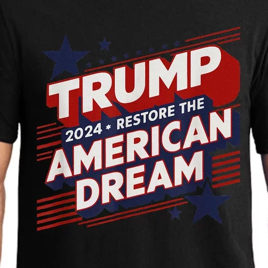 Trump 2024 Restore American Dream Pajama Set