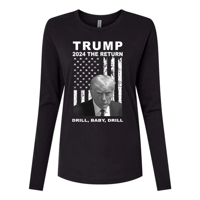 Trump 2024 Reelection Donald Patriotic 47th President Great Gift Womens Cotton Relaxed Long Sleeve T-Shirt