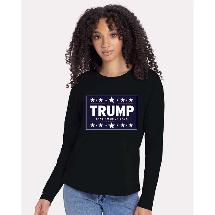 Trump 2024 Rallying Call Donald Trump For President Design Womens Cotton Relaxed Long Sleeve T-Shirt