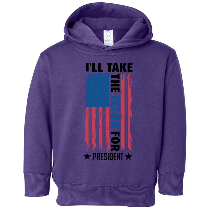 Trump 2024 Rally The Vision For America Toddler Hoodie