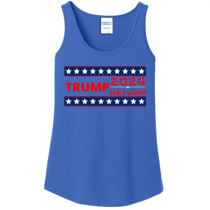 Trump 2024 Return America Election Support Vote 47 Gift Ladies Essential Tank