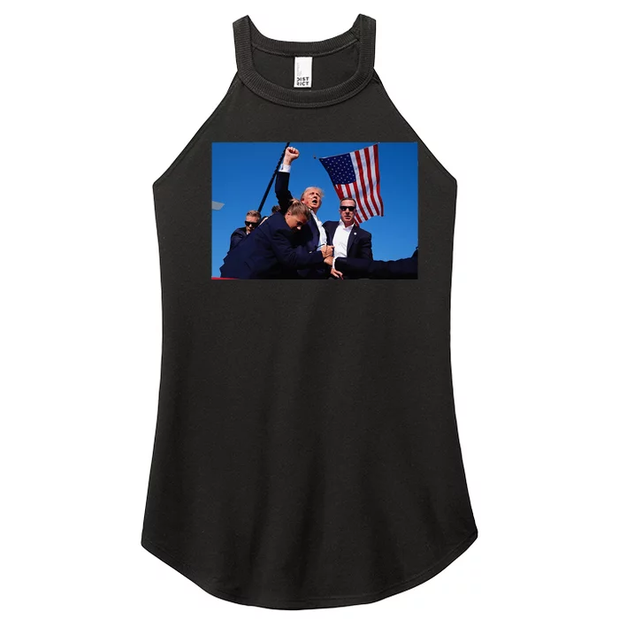 Trump 2024 Rally At Pennsylvania Women’s Perfect Tri Rocker Tank