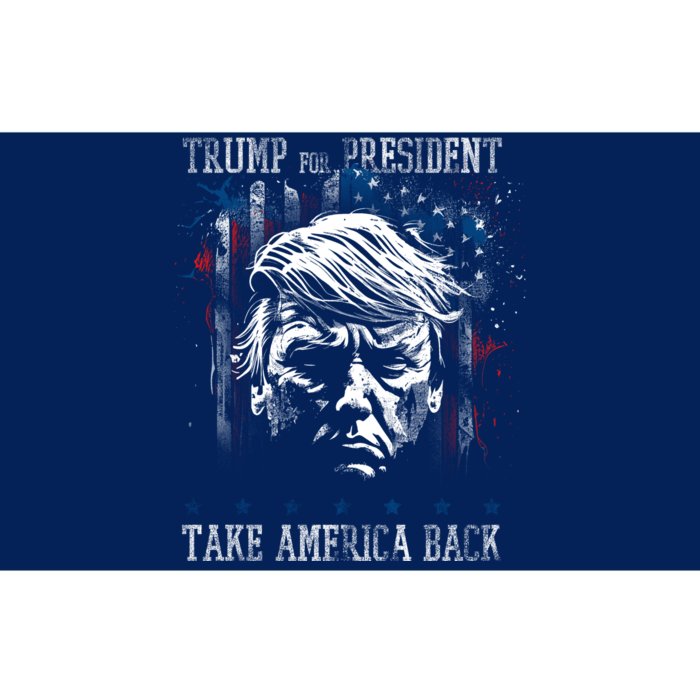 Trump 2024 Retro Take America Back Bumper Sticker