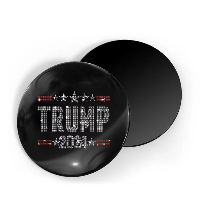 Trump 2024 Rhinestone Trump Rally Magnet