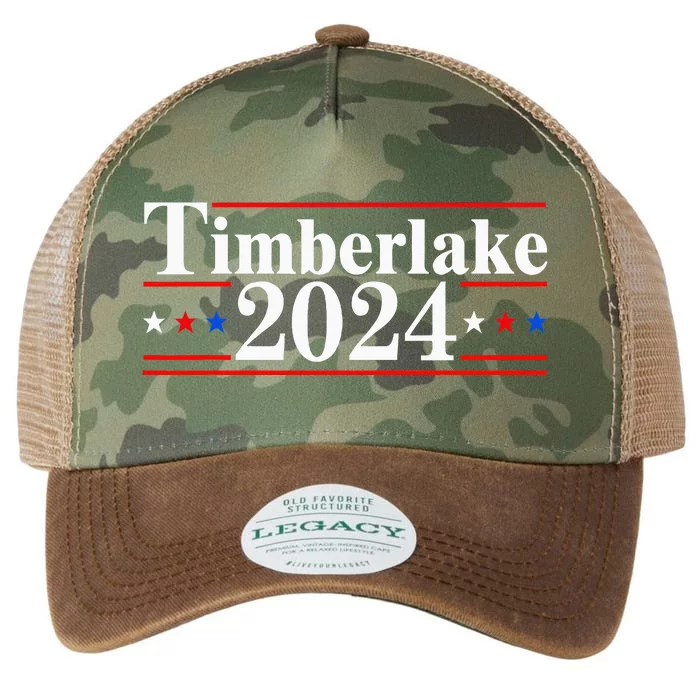 Timberlake 2024 Retro Meme Political Legacy Tie Dye Trucker Hat