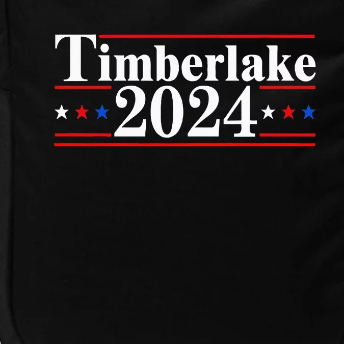 Timberlake 2024 Retro Meme Political Impact Tech Backpack