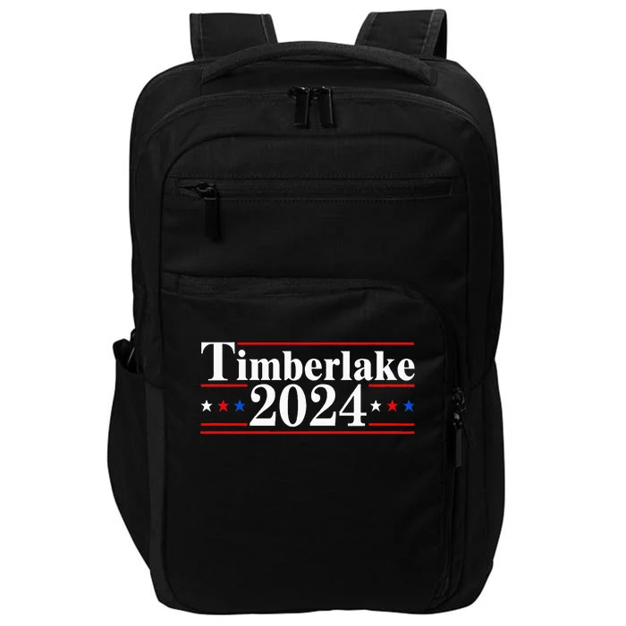 Timberlake 2024 Retro Meme Political Impact Tech Backpack