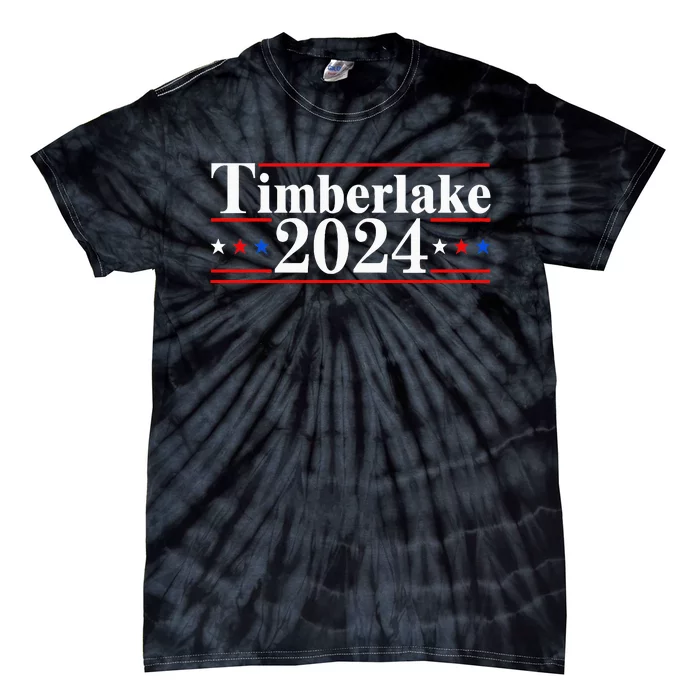 Timberlake 2024 Retro Meme Political Tie-Dye T-Shirt