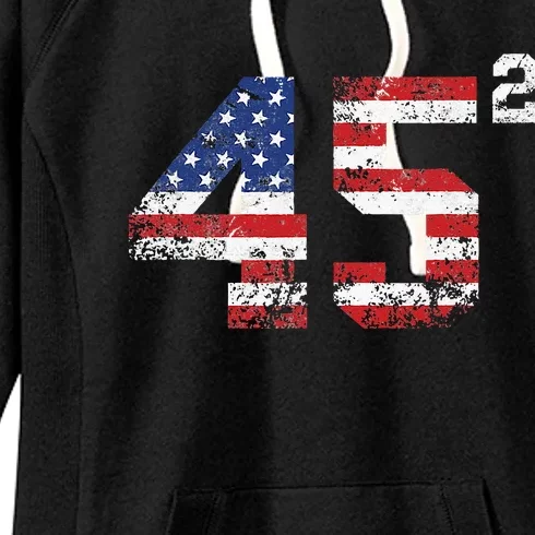 Trump 2024 Save America Save America Again Trump Women's Fleece Hoodie