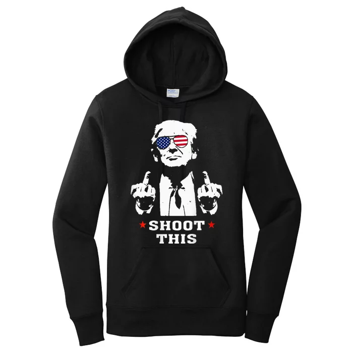 Trump 2024 Shoot This Women's Pullover Hoodie