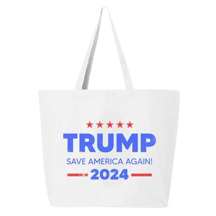 Trump 2024 Save America Again 25L Jumbo Tote