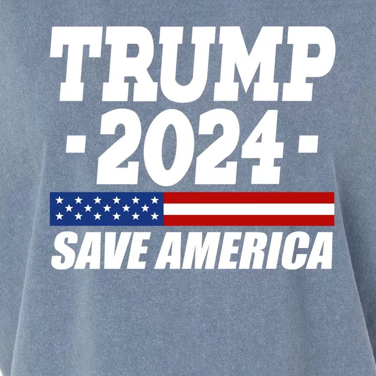 Trump 2024 Save America Garment-Dyed Women's Muscle Tee