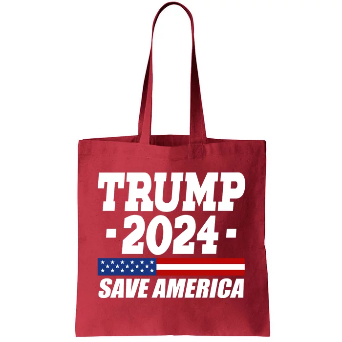 Trump 2024 Save America Tote Bag