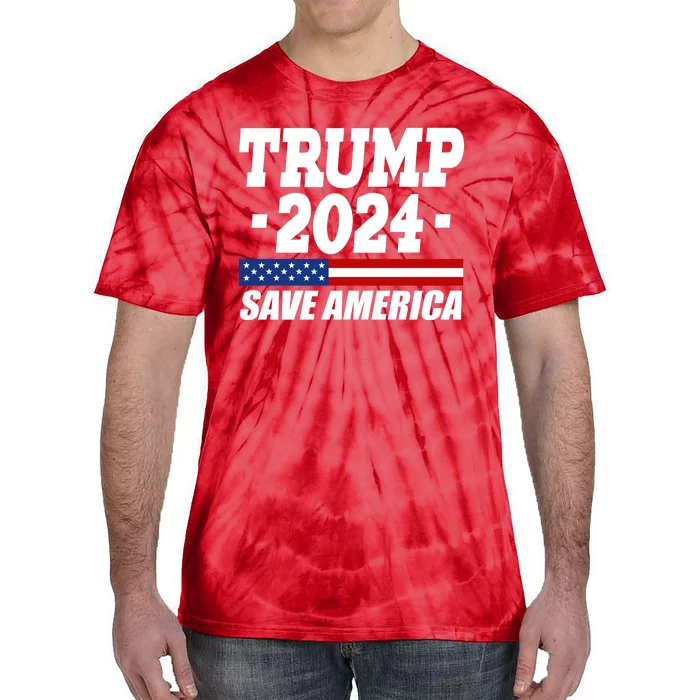 Trump 2024 Save America Tie-Dye T-Shirt