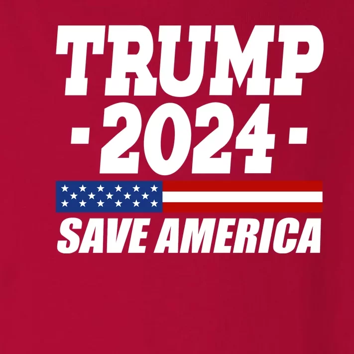 Trump 2024 Save America Toddler Long Sleeve Shirt