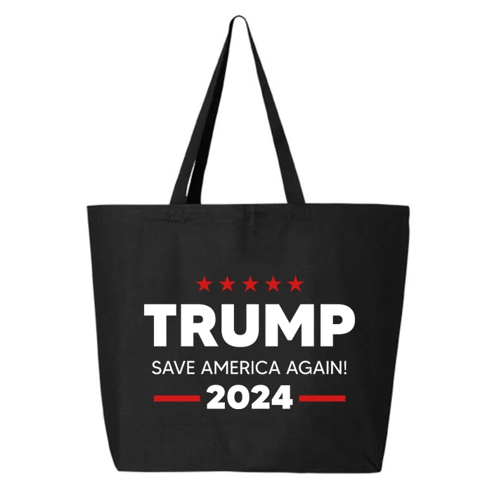 Trump 2024 Save America Again 25L Jumbo Tote