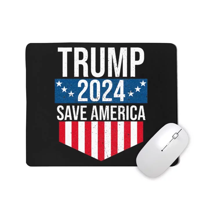 Trump 2024 Save America Donald Trump Supporters Mousepad