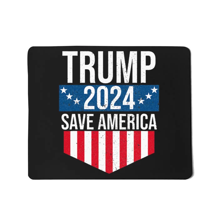 Trump 2024 Save America Donald Trump Supporters Mousepad