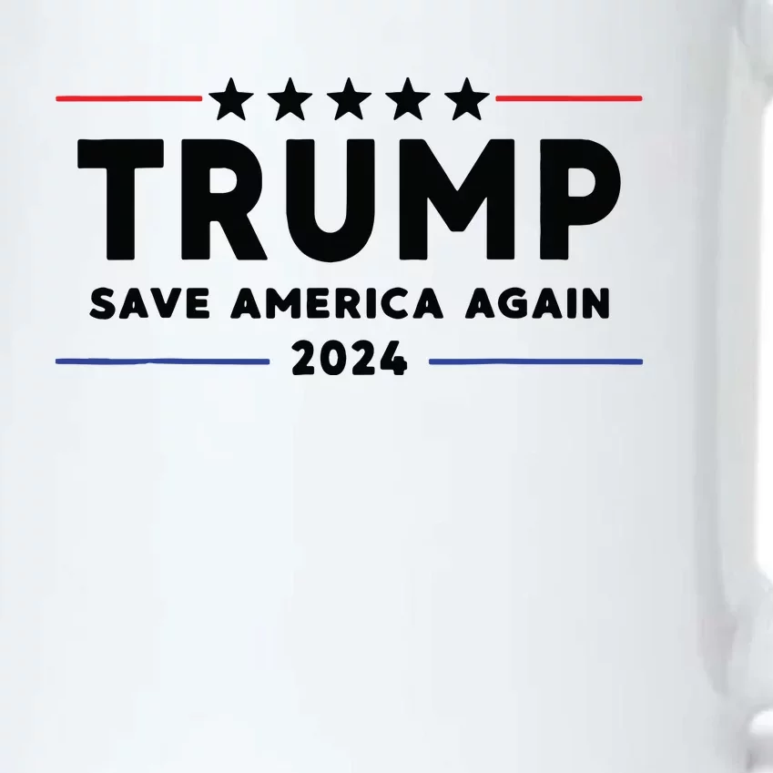 Trump 2024 Save America Again Vote Trump White Black Color Changing Mug