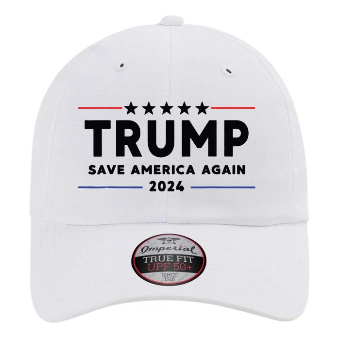 Trump 2024 Save America Again Vote Trump White The Original Performance Cap