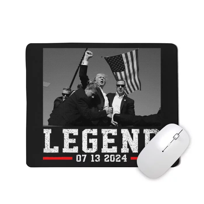 Trump 2024 Shooting President Bold Legend Design Mousepad