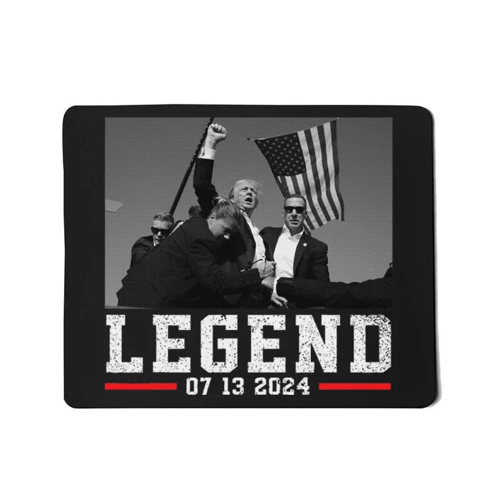 Trump 2024 Shooting President Bold Legend Design Mousepad