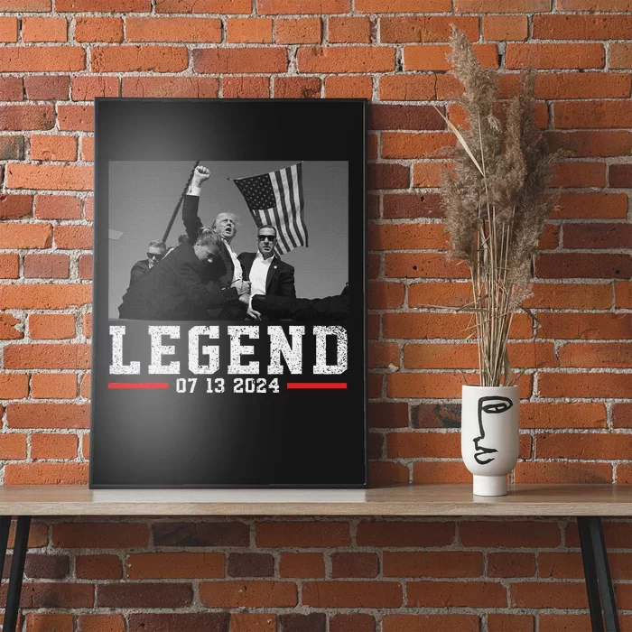 Trump 2024 Shooting President Bold Legend Design Poster