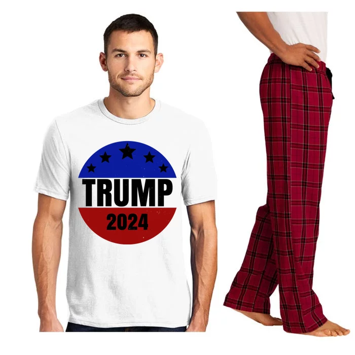 Trump 2024 Star Logo Pajama Set