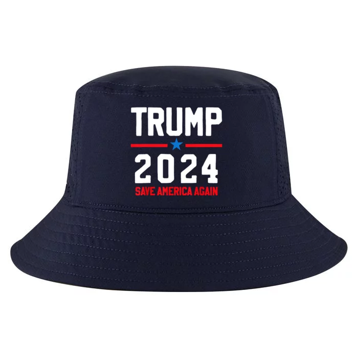 Trump 2024 Save America Again Pro Trump Cool Comfort Performance Bucket Hat