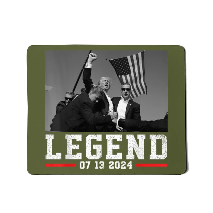 Trump 2024 Shooting President Legend Trump Rally Pa 2024 Mousepad