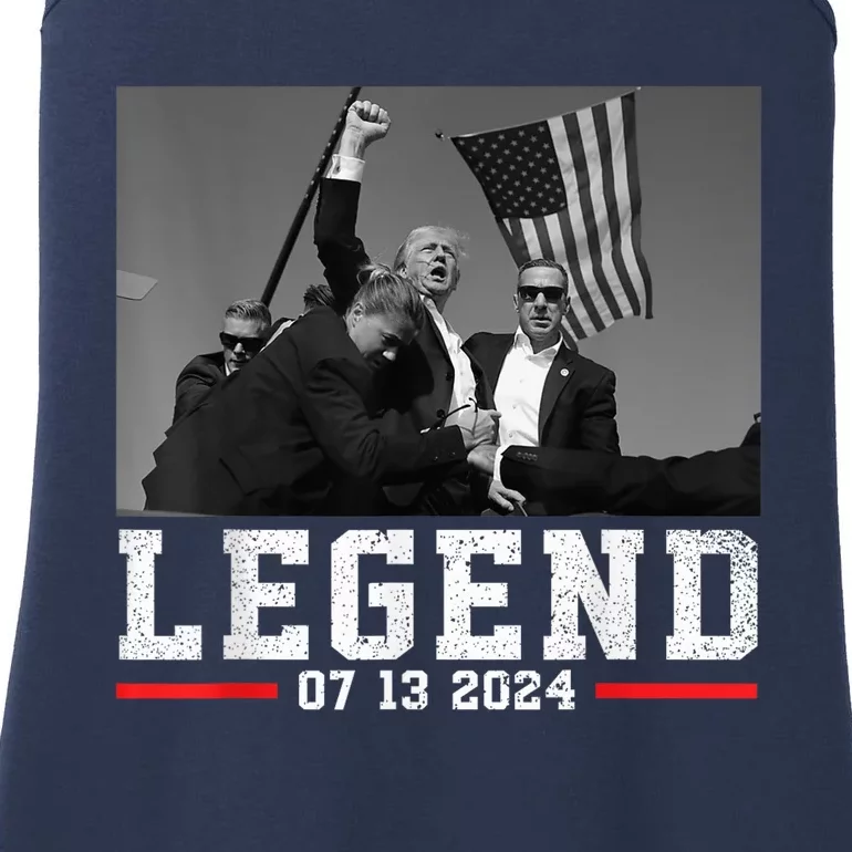 Trump 2024 Shooting President Legend Trump Rally Pa 2024 Ladies Essential Tank