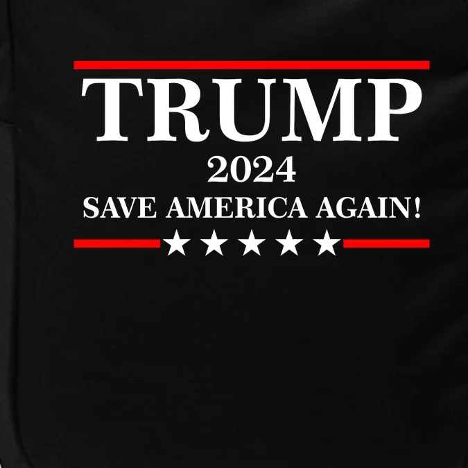 Trump 2024 Save America Again USA President Vote Impact Tech Backpack