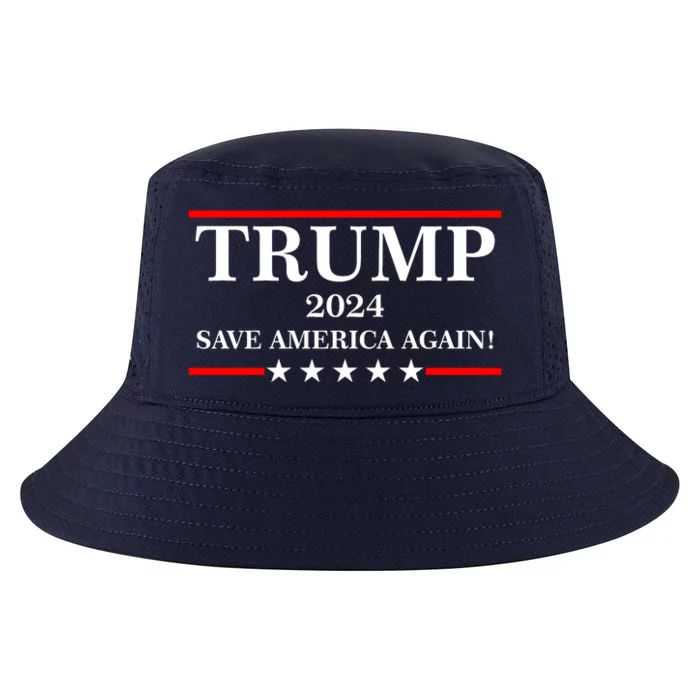 Trump 2024 Save America Again USA President Vote Cool Comfort Performance Bucket Hat