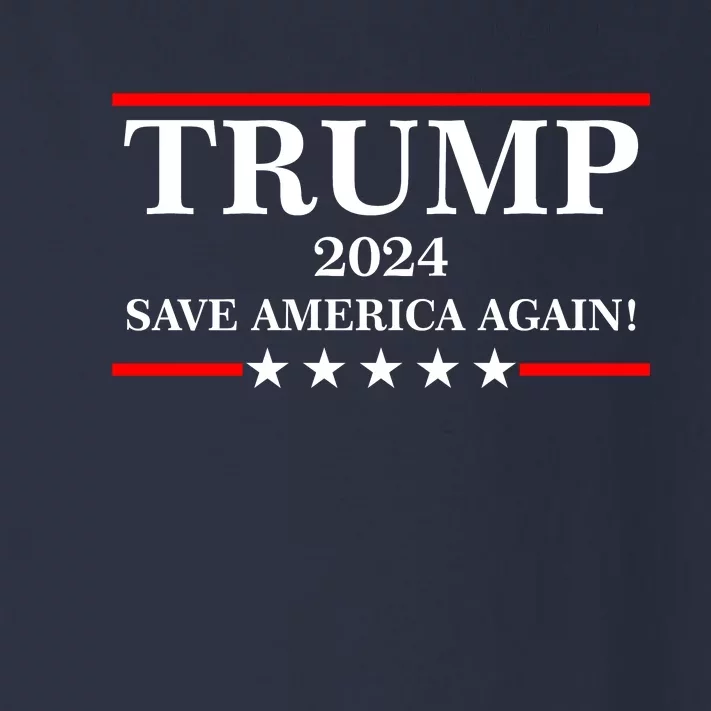 Trump 2024 Save America Again USA President Vote Toddler Long Sleeve Shirt