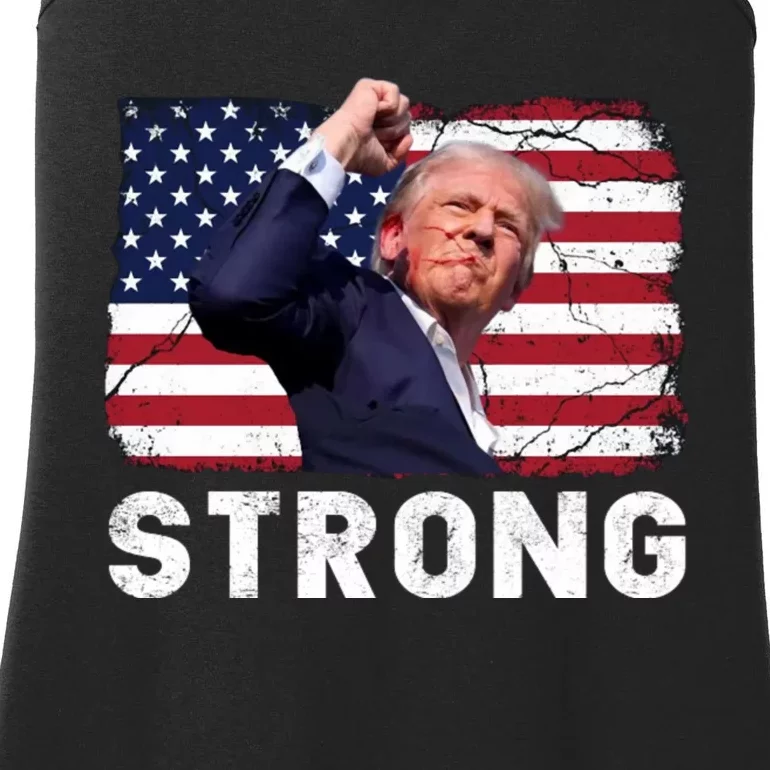 Trump 2024 Strong Fist Hand Us Vote Ladies Essential Tank