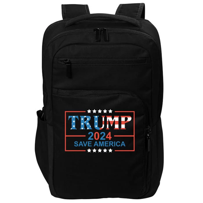 Trump 2024 Save America Impact Tech Backpack