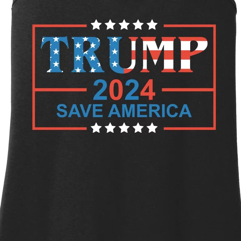 Trump 2024 Save America Ladies Essential Tank