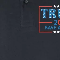 Trump 2024 Save America Softstyle Adult Sport Polo