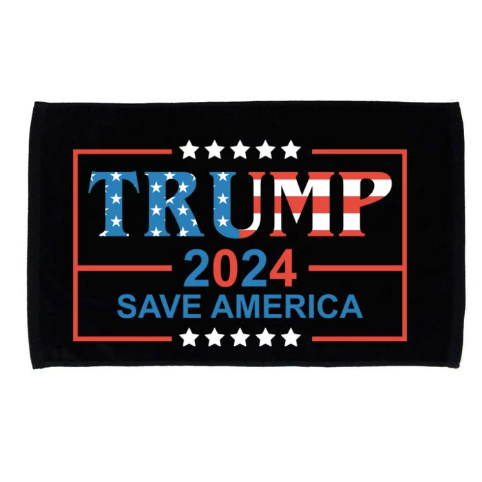 Trump 2024 Save America Microfiber Hand Towel