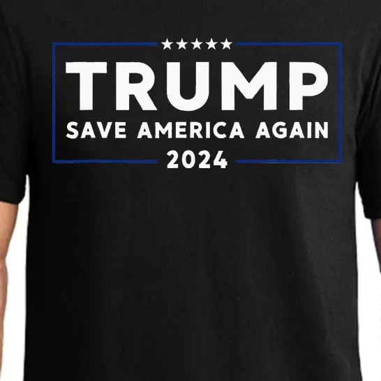 Trump 2024 Save America Again Trump Pajama Set