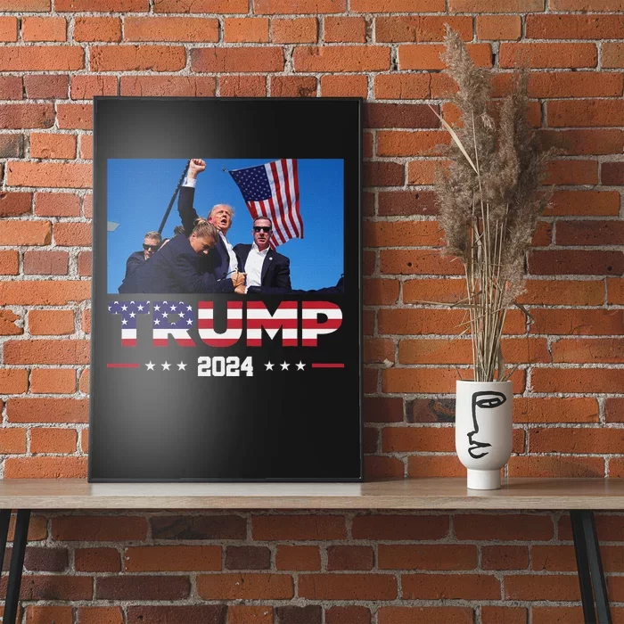 Trump 2024 Survived Shot Election Rally Poster