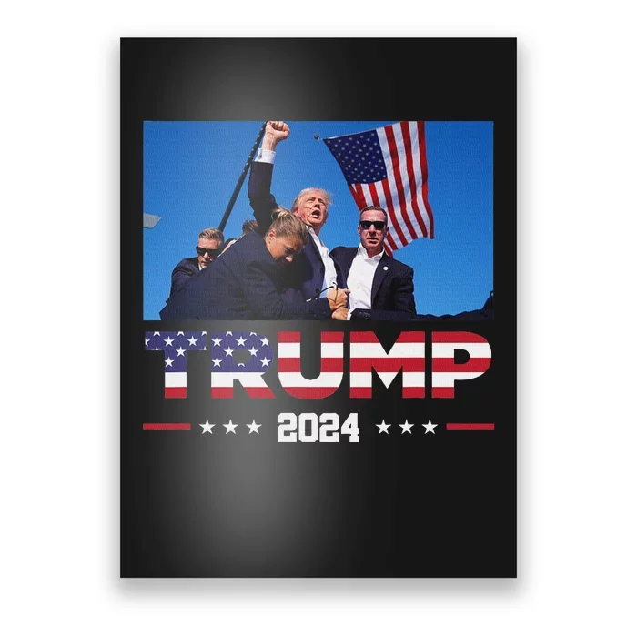 Trump 2024 Survived Shot Election Rally Poster