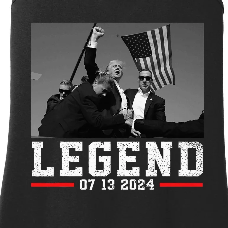 Trump 2024 Shooting President Legend Ladies Essential Tank