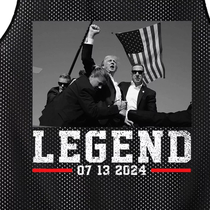 Trump 2024 Shooting President Legend Mesh Reversible Basketball Jersey Tank