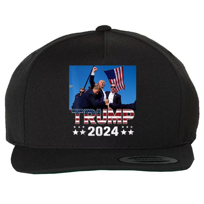 Trump 2024 Survived Shot At Election Rally Wool Snapback Cap