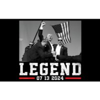 Trump 2024 Shooting President Legend Gift Bumper Sticker