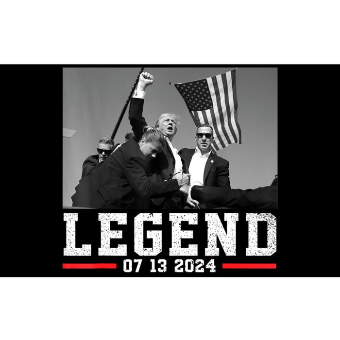 Trump 2024 Shooting President Legend Gift Bumper Sticker