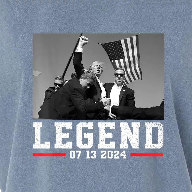 Trump 2024 Shooting President Legend Gift Garment-Dyed Women's Muscle Tee